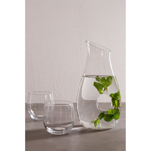 SET OF 2 CLEAR WATER GLASSES - Modern Home Interiors