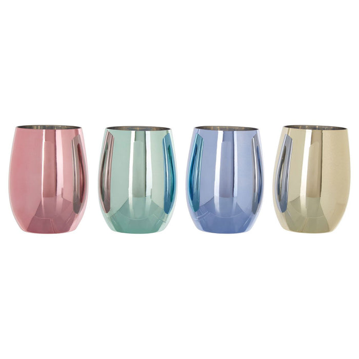 MIMO SET OF 4 ASSORTED COLOURS TUMBLERS - Modern Home Interiors