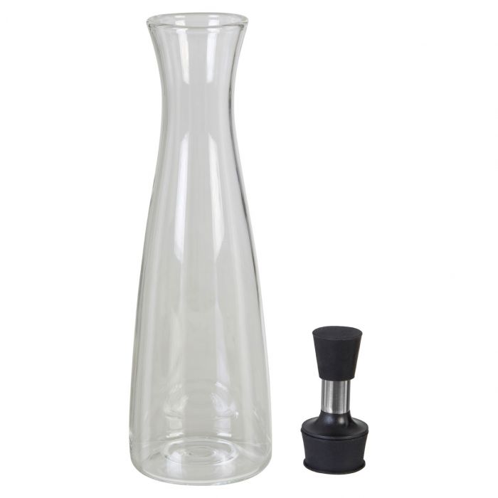 550ml Stainless Steel / Glass Oil and Vinegar Set of 2