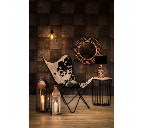 Ravi Copper Finish Lantern - Modern Home Interiors