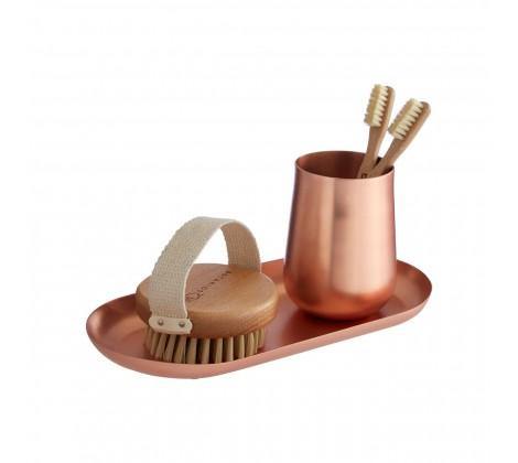 Madison Shine Copper Finish Tray - Modern Home Interiors