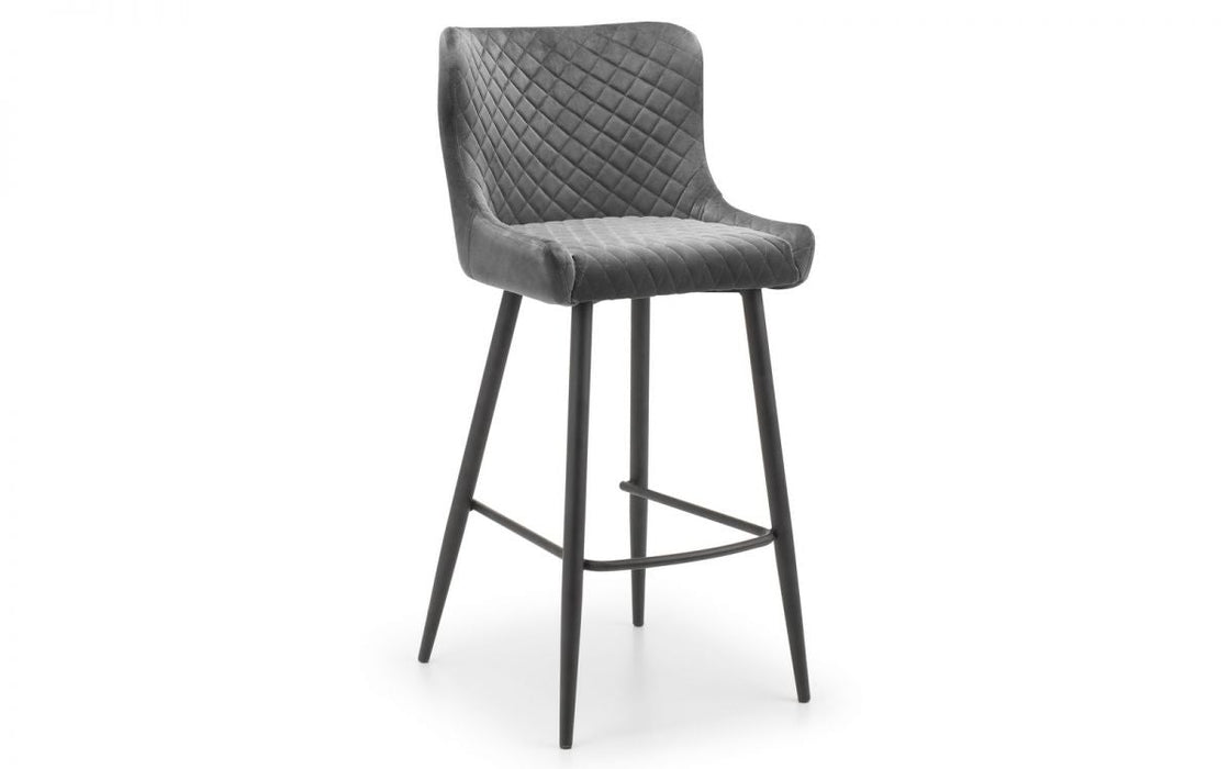 Luxe Bar Stool - Grey