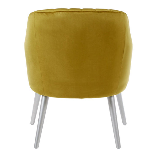 Luxor Mustard Fabric Armchair - Modern Home Interiors