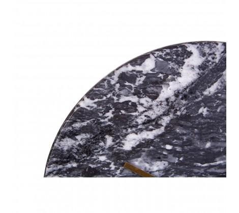 Lamonte Black Marble Wall Clock - Modern Home Interiors