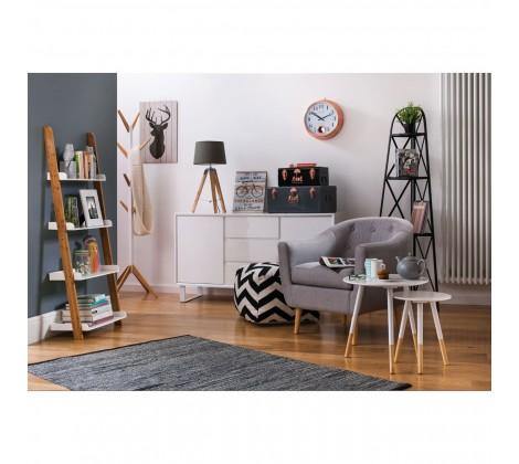 Bamboo Coat Stand - White - Modern Home Interiors