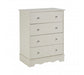 Emily Kids Ivory 4 Drawer Chest - Modern Home Interiors