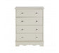 Emily Kids Ivory 4 Drawer Chest - Modern Home Interiors