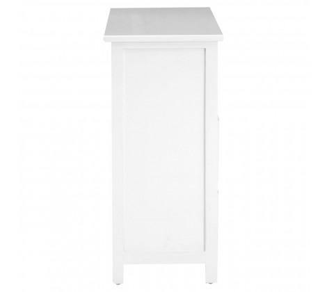 New England White 6 Drawer Chest - Modern Home Interiors