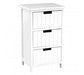 New England White 3 Drawer Chest - Modern Home Interiors