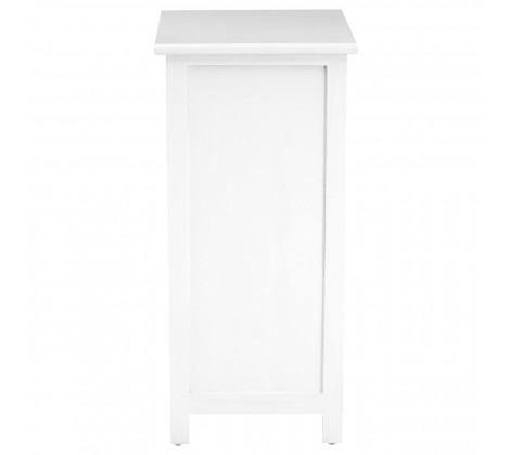 New England White 3 Drawer Chest - Modern Home Interiors