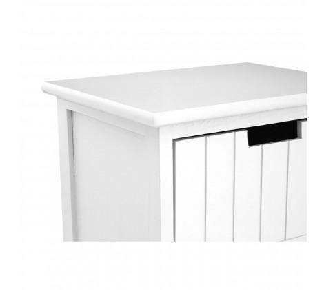 New England White 3 Drawer Chest - Modern Home Interiors