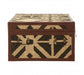 Aztec Brown Coffee Table Storage Trunk - Modern Home Interiors