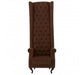 Regents Park Tall Porter Grande Armchair - Brown - Modern Home Interiors