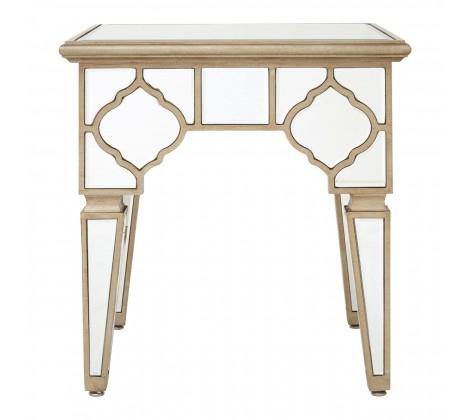 Medina Mirrored Side Table - Modern Home Interiors