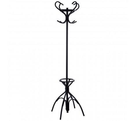 Matte Black Floorstanding Coat Stand - Modern Home Interiors