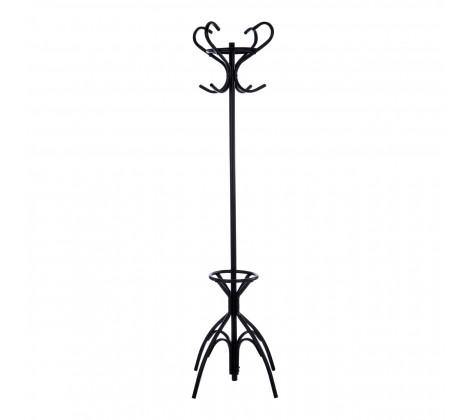 Matte Black Floorstanding Coat Stand - Modern Home Interiors