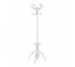 White Powder Coated Metal Coat Stand - Modern Home Interiors