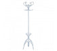 White Powder Coated Metal Coat Stand - Modern Home Interiors