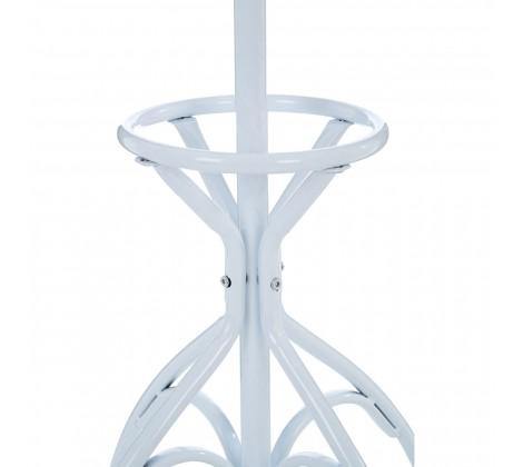 White Powder Coated Metal Coat Stand - Modern Home Interiors