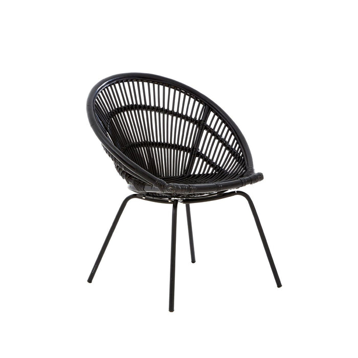 Rattan Garden Patio Round Dining Lounge Chair