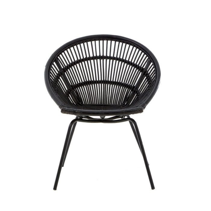 Rattan Garden Patio Round Dining Lounge Chair