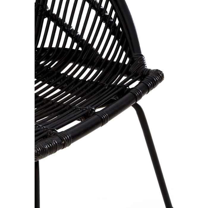 Rattan Garden Patio Round Dining Lounge Chair