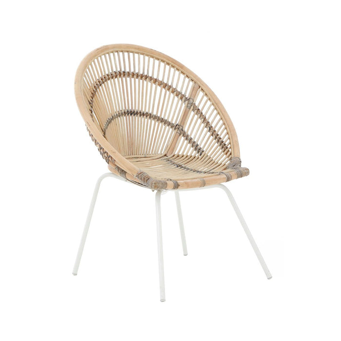 Rattan Garden Patio Round Dining Lounge Chair