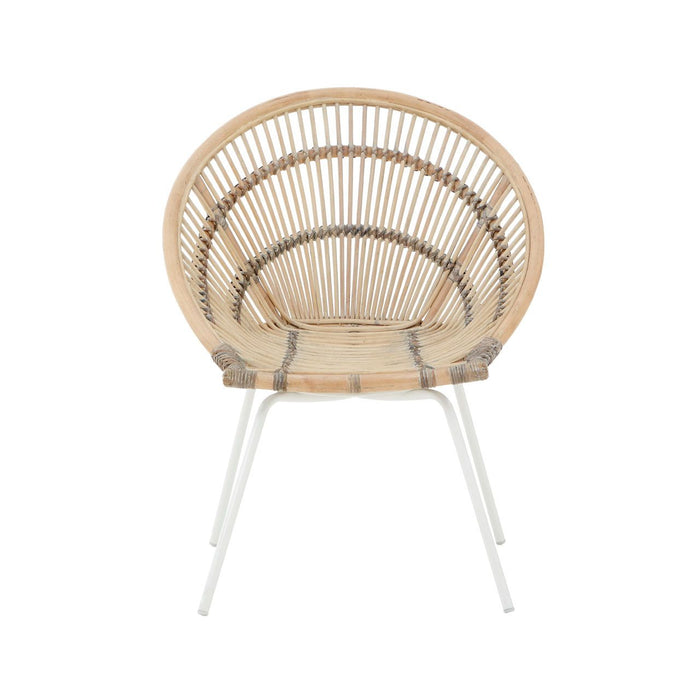 Rattan Garden Patio Round Dining Lounge Chair