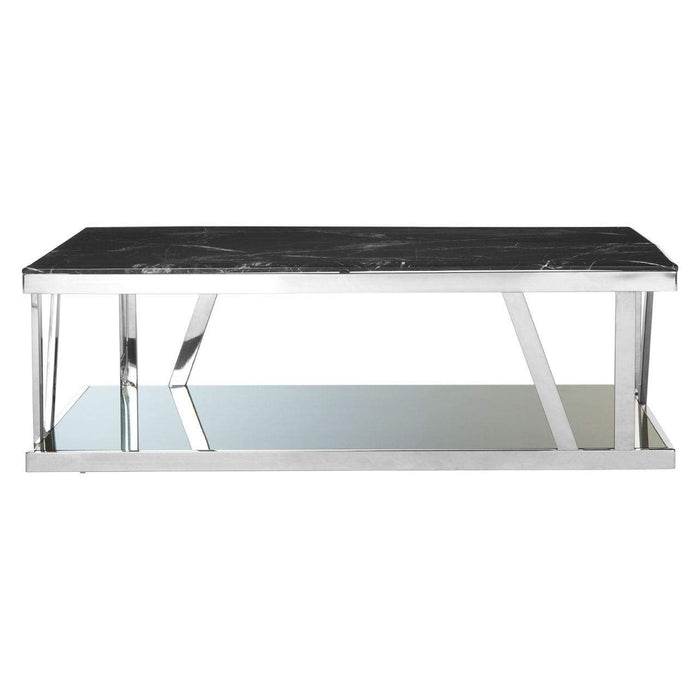 Ackley Marble Top Coffee Table - Modern Home Interiors