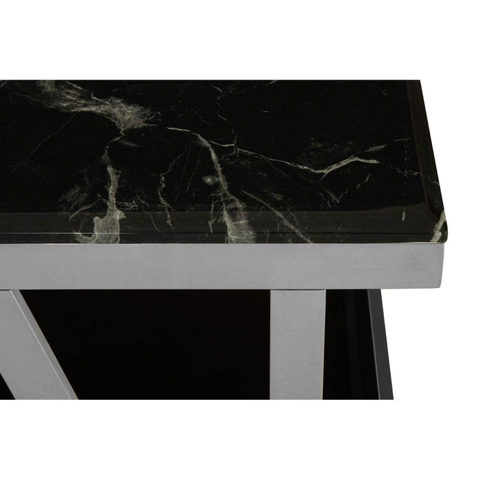 Ackley Marble Top Coffee Table - Modern Home Interiors