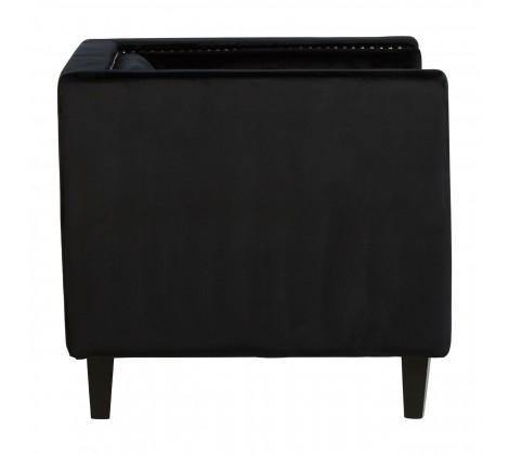 Felisa Black Velvet Chair - Modern Home Interiors