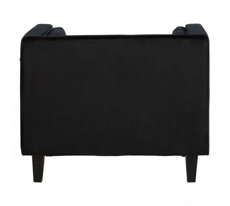 Felisa Black Velvet Chair - Modern Home Interiors