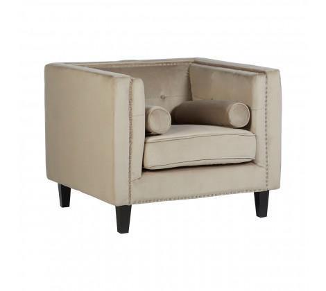 Felisa Mink Velvet Chair - Modern Home Interiors