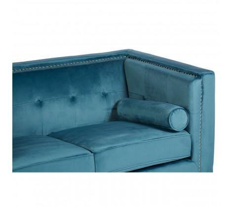 Felisa 2 Seat Blue Velvet Sofa - Modern Home Interiors