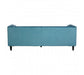 Felisa 3 Seat Blue Velvet Sofa - Modern Home Interiors