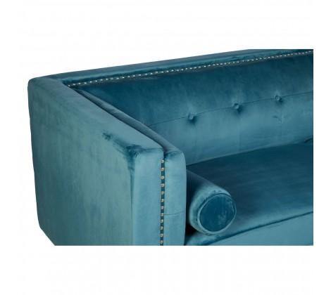 Felisa 3 Seat Blue Velvet Sofa - Modern Home Interiors