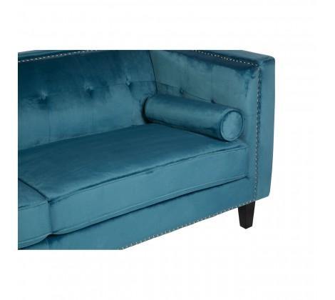 Felisa 3 Seat Blue Velvet Sofa - Modern Home Interiors