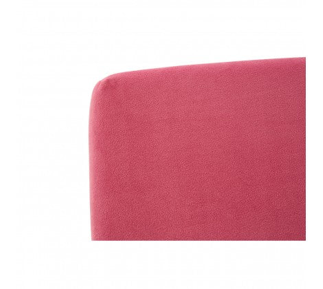 Mia Kids Ottoman Velvet Pink Storage Box - Modern Home Interiors