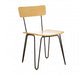 District Rustic Steel Chair - Modern Home Interiors