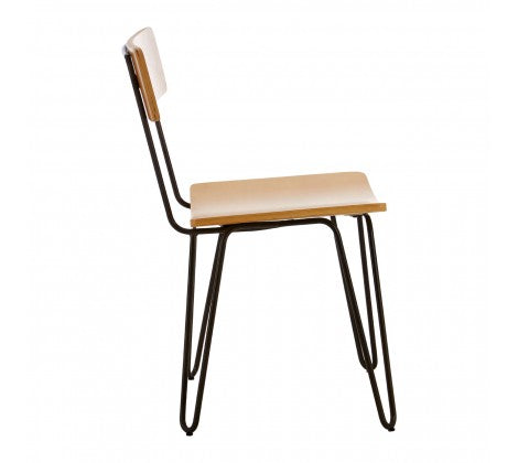 District Rustic Steel Chair - Modern Home Interiors