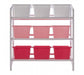 3 Tier White/Pink Kids Storage Unit - Modern Home Interiors