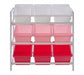 3 Tier White/Pink Kids Storage Unit - Modern Home Interiors