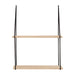 Brixton 2 Tier Metal Shelf - Modern Home Interiors