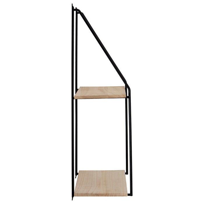 Brixton 2 Tier Metal Shelf - Modern Home Interiors