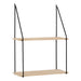 Brixton 2 Tier Metal Shelf - Modern Home Interiors