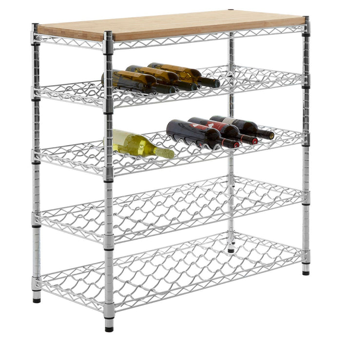 Frankfurt Premium 5 Tier Wine Rack - Modern Home Interiors