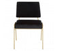 Lexa Black Velvet Chair - Modern Home Interiors