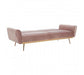 Hatton Pink Velvet Sofa Bed - Modern Home Interiors