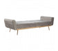 Hatton Grey Velvet Sofa Bed - Modern Home Interiors