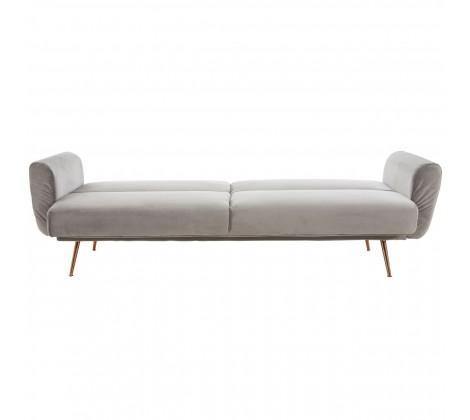 Hatton Grey Velvet Sofa Bed - Modern Home Interiors